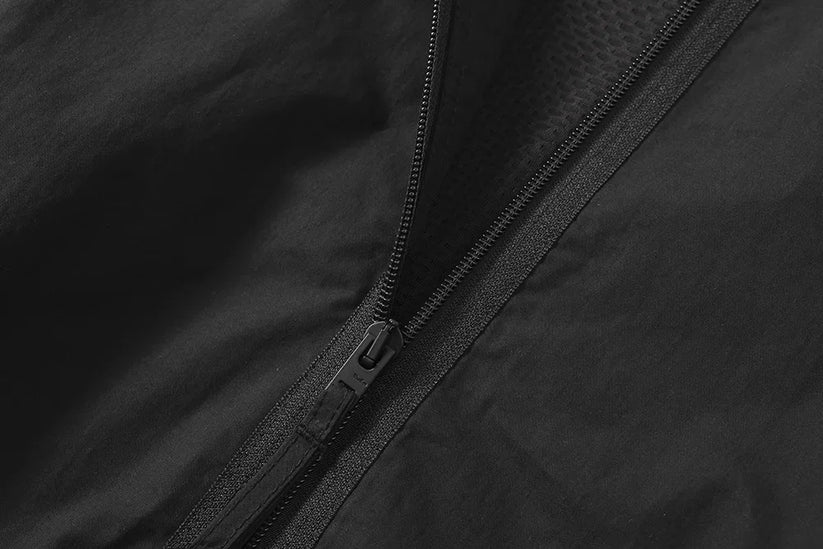 Men's Loose Fit Streetwear Embroidery Stand Collar Coat Jacket