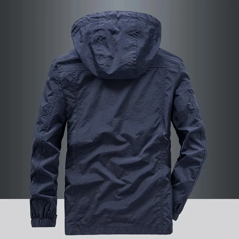 Men's Waterproof Windbreaker & Autumn Workwear & Fishing Jacket
