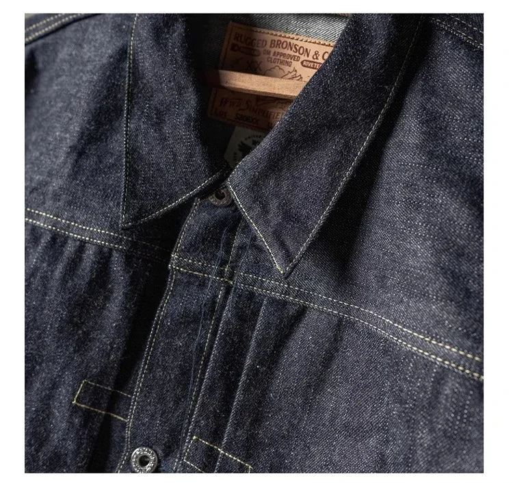 Winter Men's Raw Selvedge Denim Jacket